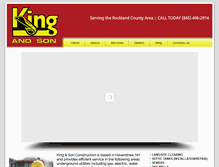 Tablet Screenshot of kingandson.net
